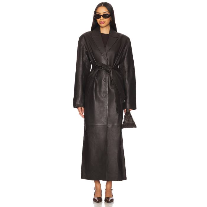 Eaves 【 Formosa Leather Coat Women Dark Brown 】 なめし革 レディース 赤銅色 赤銅色