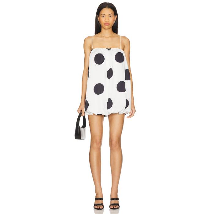 More To Come 【 Katti Mini Dress Women White Polka Dot 】 ドレス レディースファッション ドレス レディース 白色 ホワイト