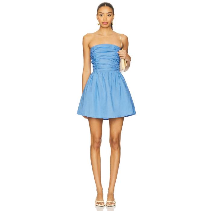 More To Come 【 Robin Mini Dress Women Blue 】 ドレス レディース 青色 ブルー｜スニケス