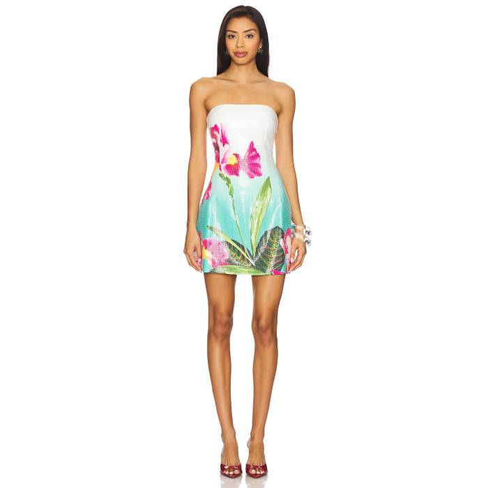 Runaway The Label 【 Ibiza Mini Dress Women Nalani Print 】 ドレス レディースファッション ドレス レディース