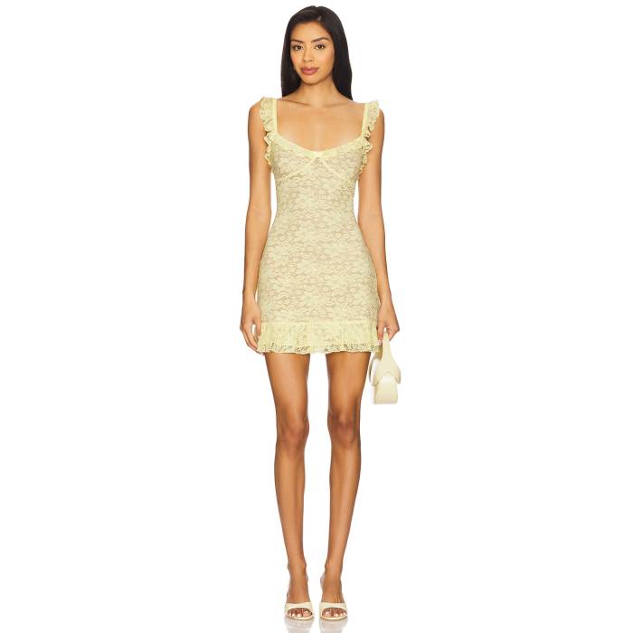 Runaway The Label 【 Ava Mini Dress Women Lemon 】 御召しもの レディース