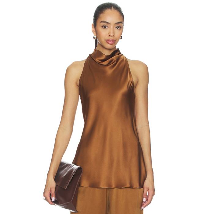 Sablyn 【 Una Cowled Halter Tunic Women Tobacco 】 レディース 紙巻きタバコ