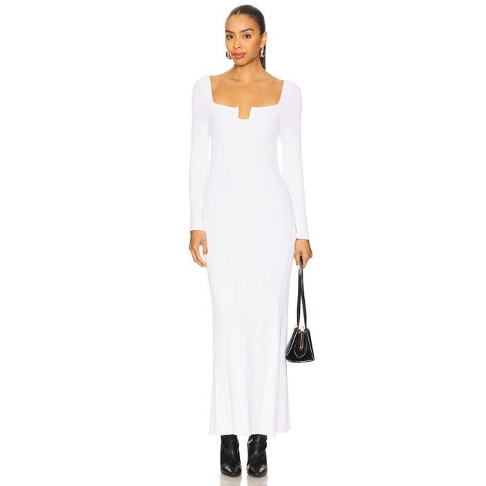 Bevza 【 Kate Long Dress Women White 】 ドレス レディース 白色 ホワイト|スニケス