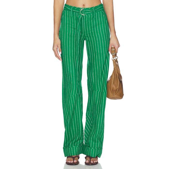 フリーピープル Free People 【 X Revolve Raise The Stakes Pant Women Green 】 ズボン下 レディース green 緑・緑であること