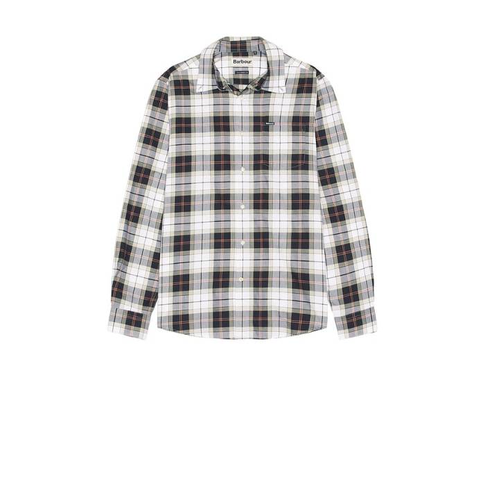 バブアー Barbour 【 Wetheram Tailored Tartan Shirt Men Riverstone Tartan 】 メンズ|スニケス