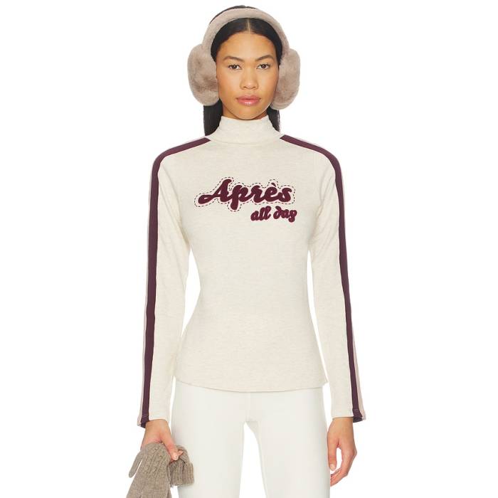 Alp N Rock 【 Apres All Day Mockneck Sweater Women Heather Ivory \u0026Amp; Rose 】 調教師 レディース heather ギョリュウモドキ 象牙色 Rose さくら色