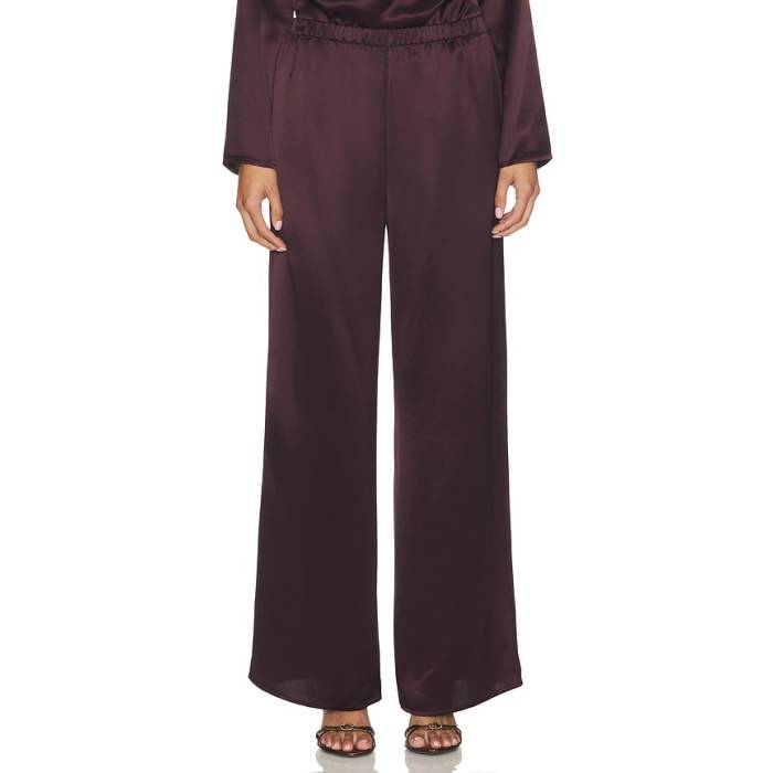 Line \u0026 Dot 【 Petrea Pant Women Maroon 】 ズボン下 レディース マルーン