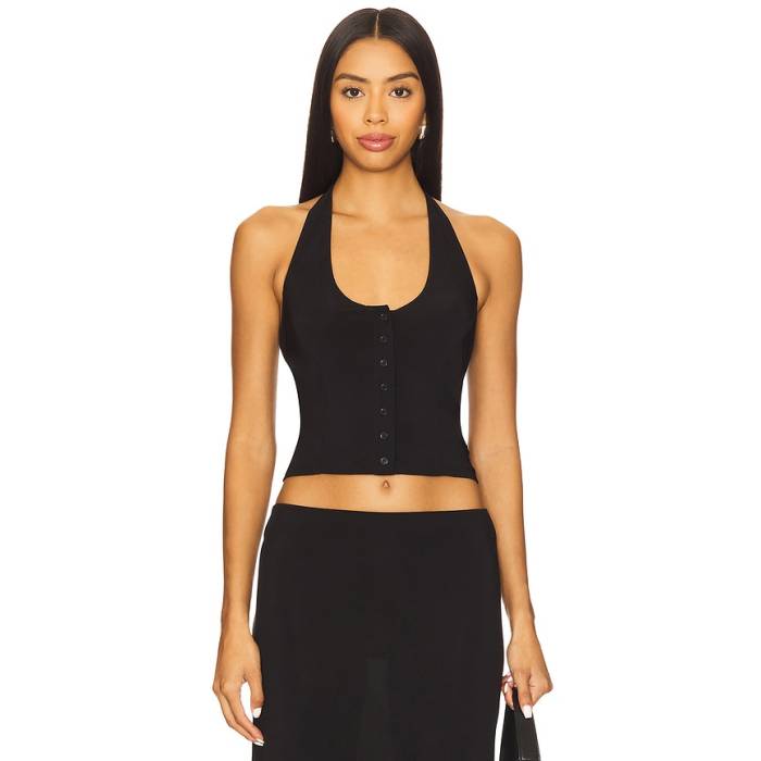 Bella Venice 【 The Mia Halter Women Black 】 レディース 黒いこと 黒いこと