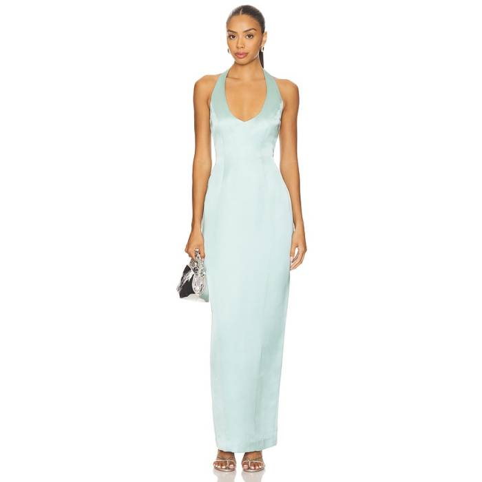 Nookie 【 Sabine Satin Gown Women Mint 】 繻子 レディース