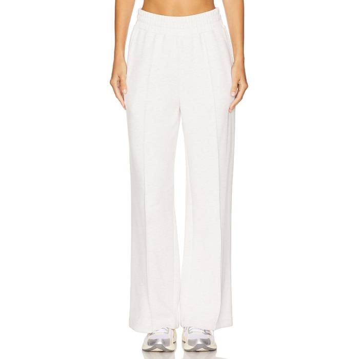 バーリー Varley 【 The Wide Leg 30\" Pant Women Ivory Marl 】 ズボン下 レディース 象牙色"