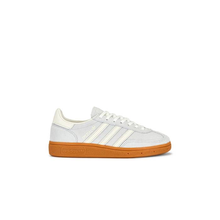 アディダス Adidas Originals 【 Handball Spezial Sneaker Women Wonder Silver, Off White \u0026Amp; Gum 2 】 ハンドボール スペシアル 靴 スニーカー レディース 白いこと 白いこと