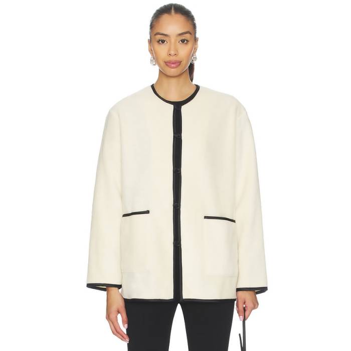 Donni. 【 The Polar Fleece Jacket Women Creme 】 ポーラー フリース Jacket 上衣 レディース
