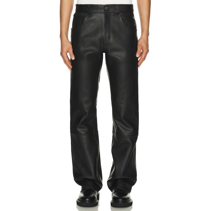 Midnight Rodeo 【 Leather Pants Men Black 】 レザー メンズ 黒色 ブラック|スニケス