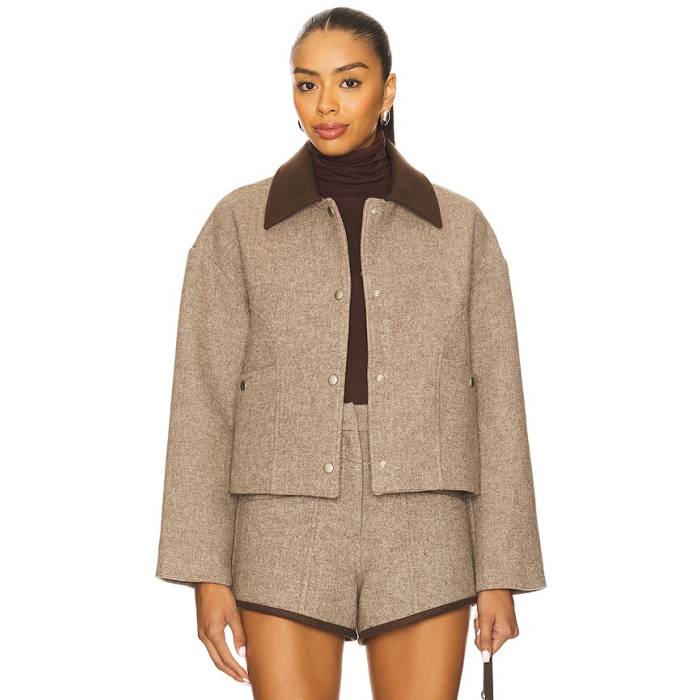 Line & Dot 【 Ingrid Jacket Women Brown 】 Jacket ジャケット レディース 茶色 ブラウン|スニケス