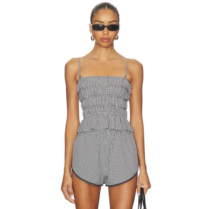 Solid \u0026 Striped 【 The Delilah Top Women Noir 】 レディース