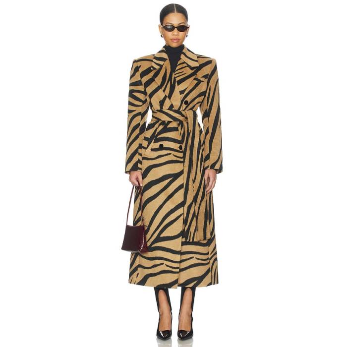 Seroya 【 Petal Coat Women Zebra 】 レディース