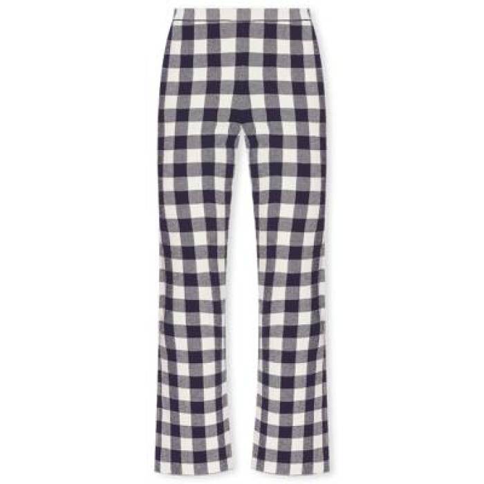 Seroya 【 Talia Pant Women Classic Navy Gingham 】 ズボン下 レディース 古典派音楽 紺色 米国海軍