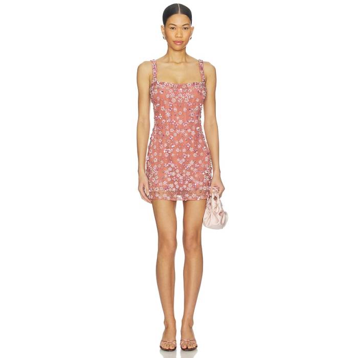Majorelle 【 Zaly Embellished Dress Women Mauve Multi 】 お召しもの レディース