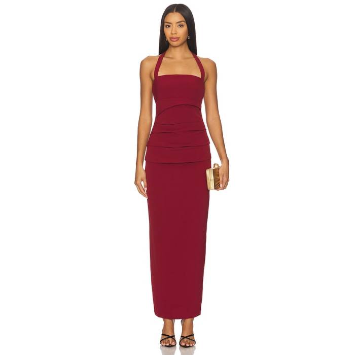 ライオネス Lioness 【 X Revolve 1999 Maxi Dress Women Maroon 】 お召しもの レディース マルーン