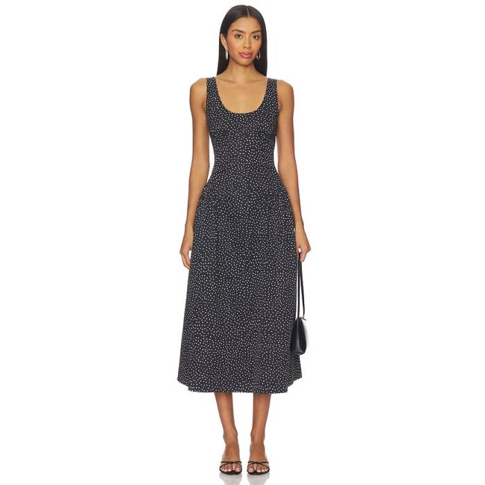 ライオネス Lioness 【 Luna Rosa Maxi Dress Women Noir Polka 】 お召しもの レディース