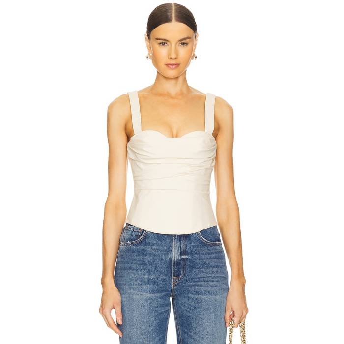 Lpa 【 Roselle Corset Top Women Ivory 】 レディース 象牙色