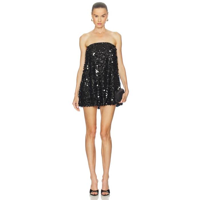 More To Come 【 Fera Mini Dress Women Black 】 御召しもの レディース 黒いこと 黒いこと