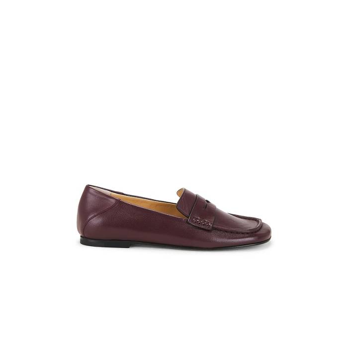 Dear Frances 【 Drew Loafer Women Bordeaux 】 置き目毛革 シューズ レディース