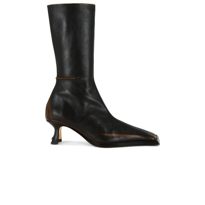 Miista 【 Alfa Boot Women Brushed Brown 】 ブーツ レディース 赤銅色 赤銅色