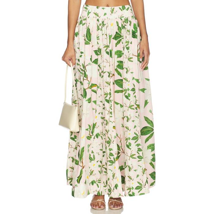 Verandah 【 Paneled Maxi Skirt Women Blush Magnolia 】 レディース