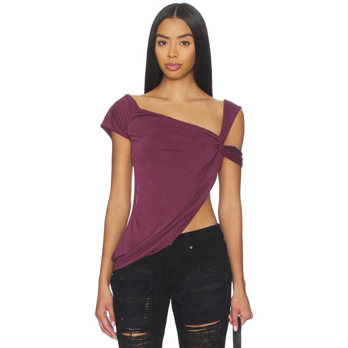 ジェイディッドロンドン Jaded London 【 Cupro Draped Top Women Purple 】 レディース Purple 紫・パープル|スニケス