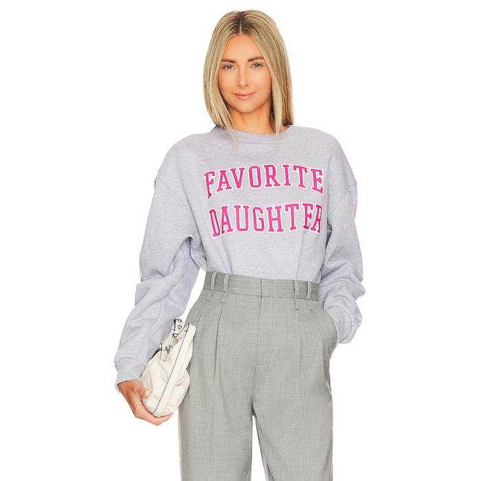 Favorite Daughter 【 Collegiate Sweatshirt Women Heather Grey 】 スウェット トレーナー レディース heather ヘザー 灰色 グレー|スニケス