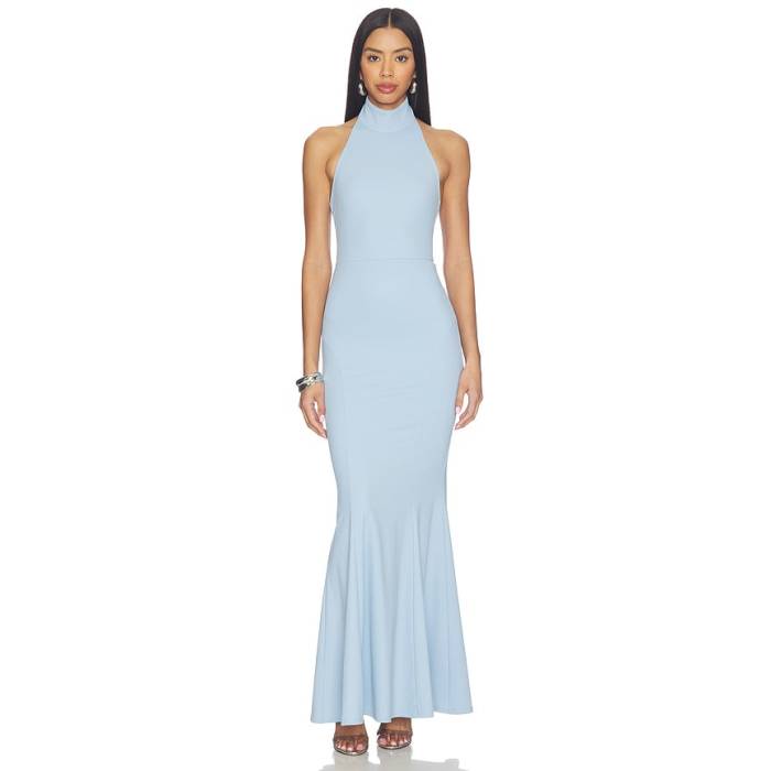 Superdown 【 Jacinta Fishtail Gown Women Powder Blue 】 レディース 青碧 青碧