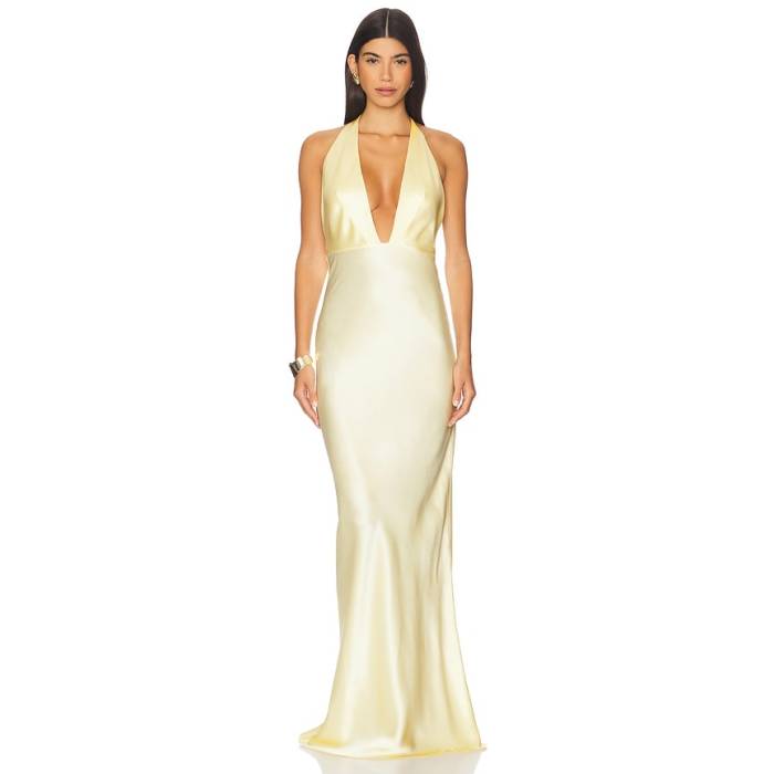 Natalie Rolt 【 Angelica Gown Women Lemon 】 レディース