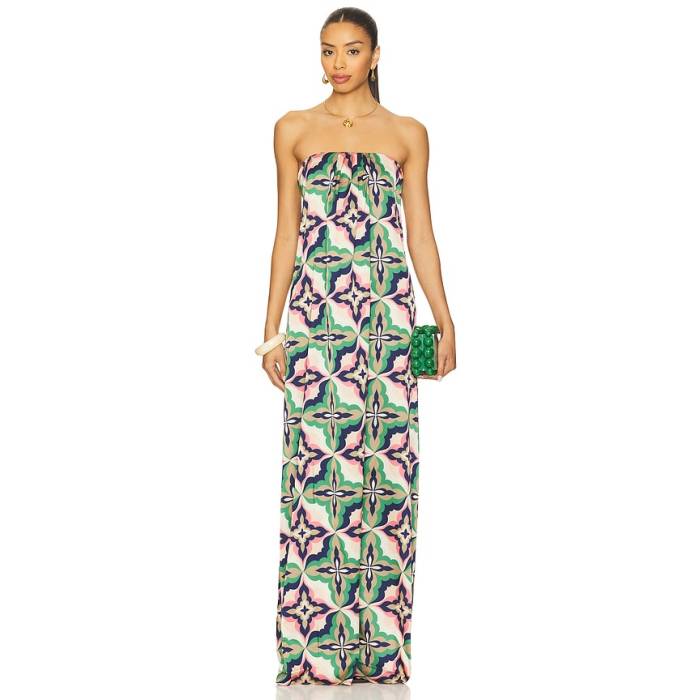 Misa Los Angeles 【 Divina Dress Women Prismatic Tile 】 お召しもの レディース