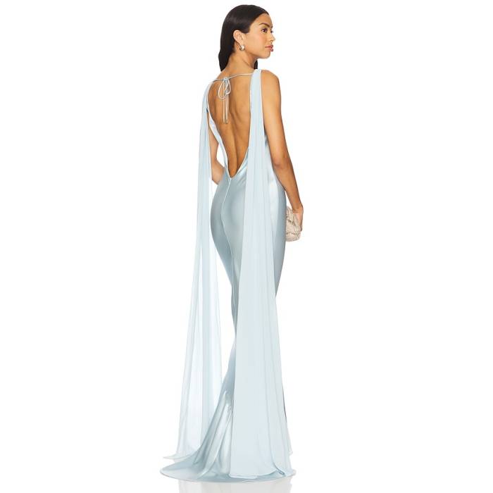 Retrofete 【 Julia Dress Women Ice Blue 】 御召しもの レディース 青碧 青碧