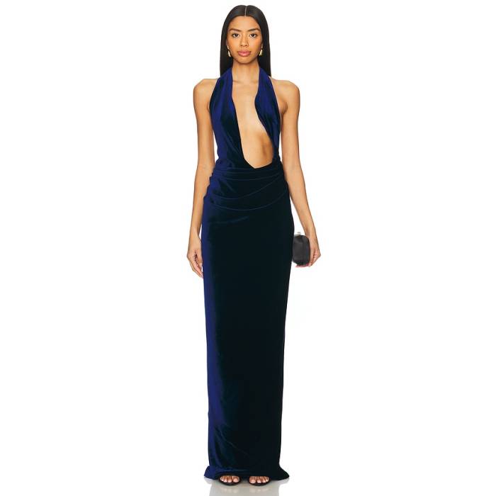 Retrofete 【 Sibella Dress Women Navy 】 御召しもの レディース 紺色 米国海軍