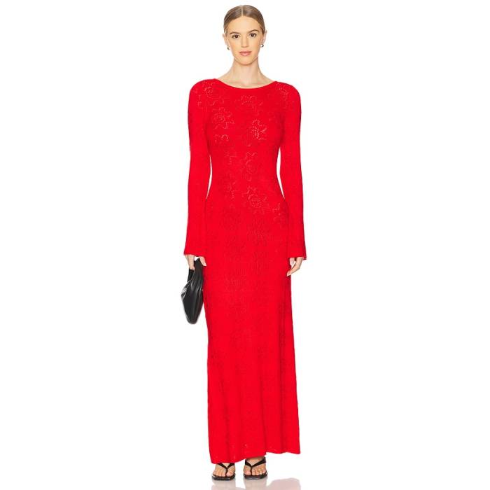 The Wolf Gang 【 Bettina Maxi Dress Women Dahlia 】 お召しもの レディース レディースファッション-ドレス