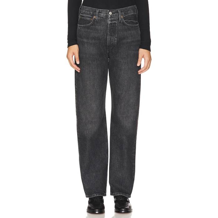 Agolde 【 Kelly High Rise Relaxed Straight Jeans Women Eclipse 】 ご機嫌 ライズ デニム レディース