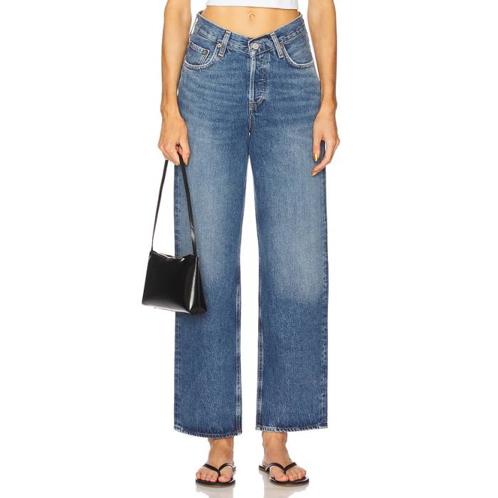 Agolde 【 V-Waist Baggy Jeans Women Cascade 】 ジーンズ レディース カスケード|スニケス