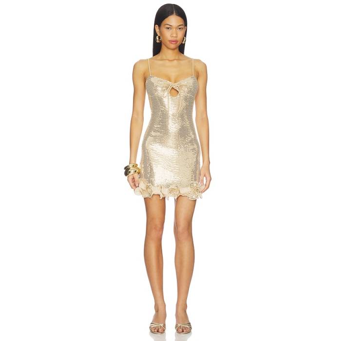 Aniye Records 【 Mellory Slip Dress Women Gold 】 お召しもの レディース ゴールド