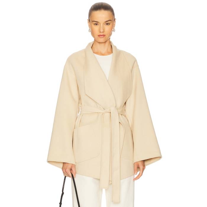 Lamarque 【 Mekia Cardigan Women Beige 】 ジレー レディース ベージュ