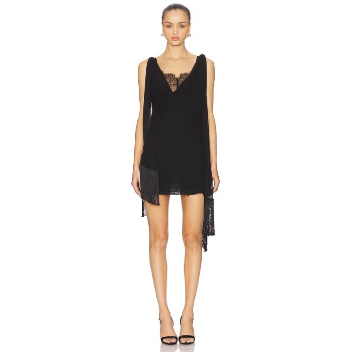 De La Vali 【 Mistral Mini Dress Women Black 】 御召しもの レディース 黒いこと 黒いこと