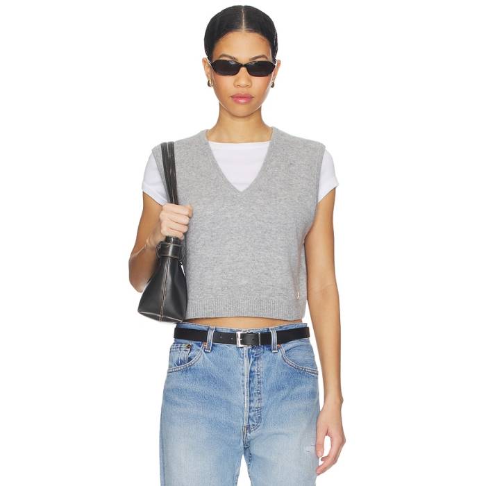 Eterne 【 Leon Vest Women Grey 】 より良い レディース 薄墨色 薄墨色
