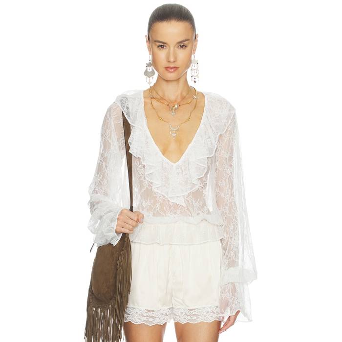Tularosa 【 Marie Top Women White 】 レディース 白いこと 白いこと