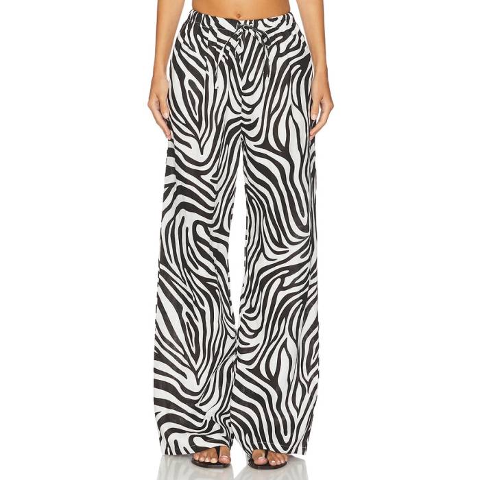 Aexae 【 X Revolve Drawstring Pant Women Zebra 】 ズボン下 レディース