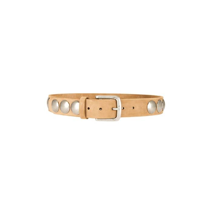 Lamarque 【 X Revolve Disc Studded Belt Women Brown 】 三尺帯 レディース 赤銅色 赤銅色