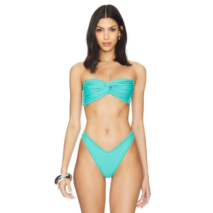 モンシー Montce 【 Turban Bikini Top Women Teal 】 レディース｜スニケス