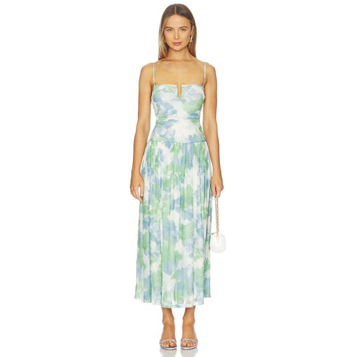 ミンクピンク Minkpink 【 Carrie Mesh Maxi Dress Women Watercolour Floral 】 ドレス レディース｜スニケス