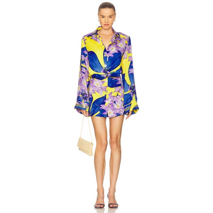 Muma World 【 In The Garden Classic Shirt Dress Women Garden 】 古典派音楽 お召しもの レディース