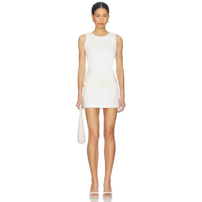 My Beachy Side 【 Alba Denim Dress Women Ivory 】 ジーンズ お召しもの レディース 象牙色